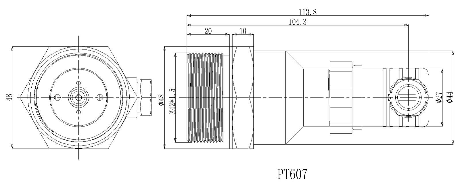 PT-607-dimension