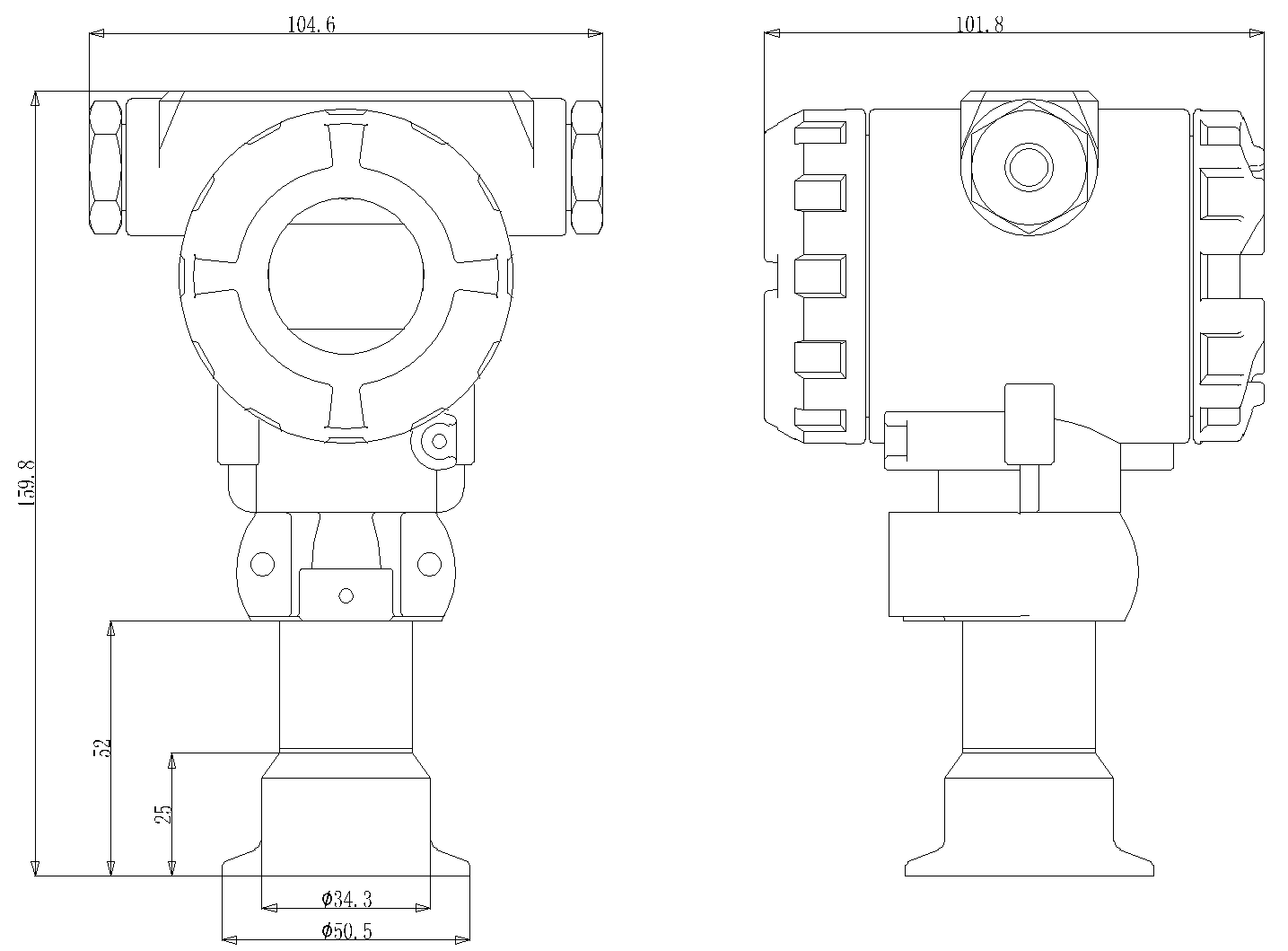PT-608-dimension