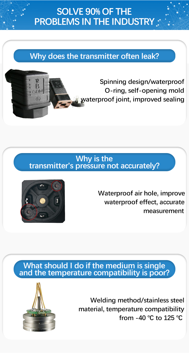 water Liquid pressure sensor transmitter 005
