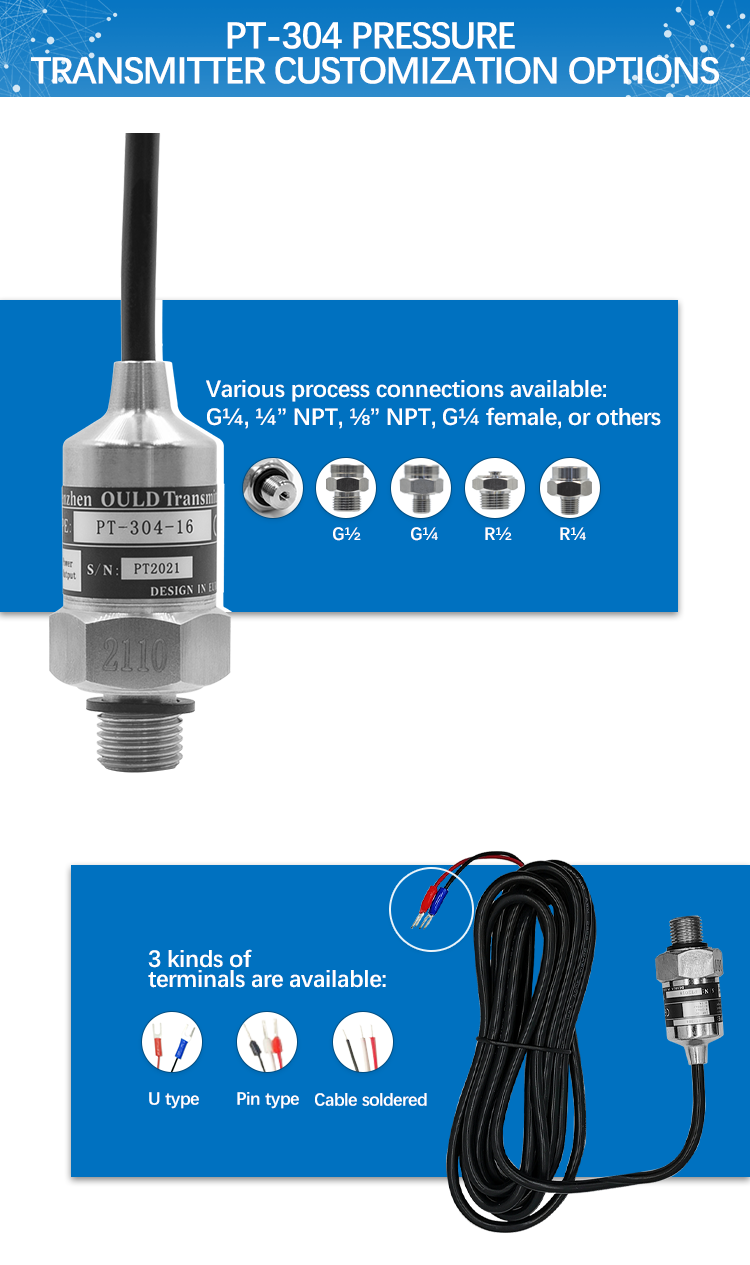 PT-304 piezoresistive Pressure sensor 24