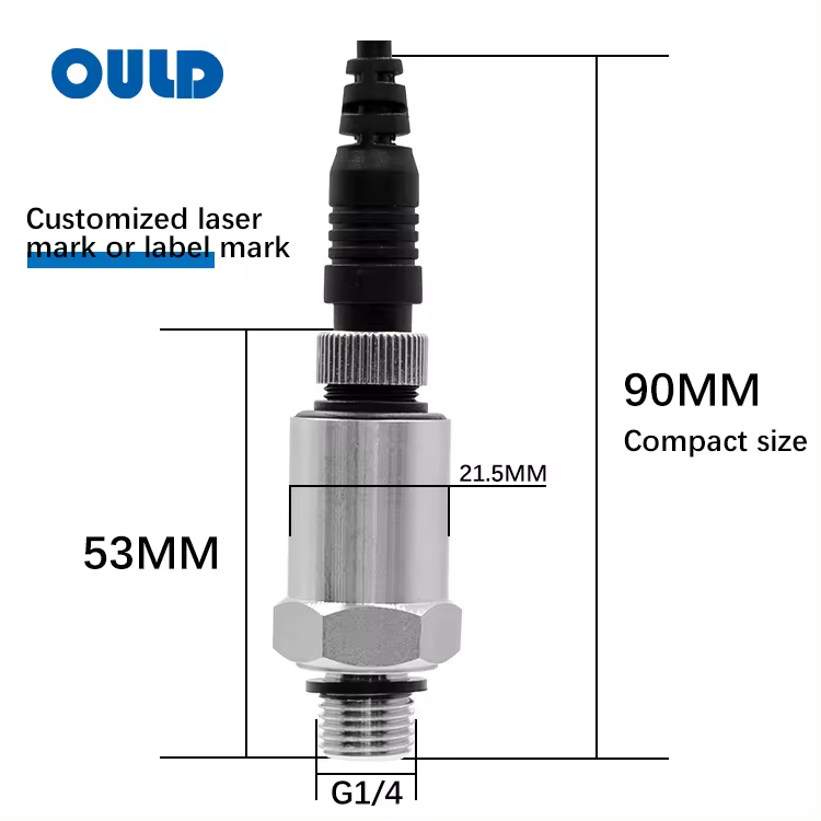 PT-306 Air Compressor Pressure Sensor with Aviation Connector (High-Temp / Dynamic Response )