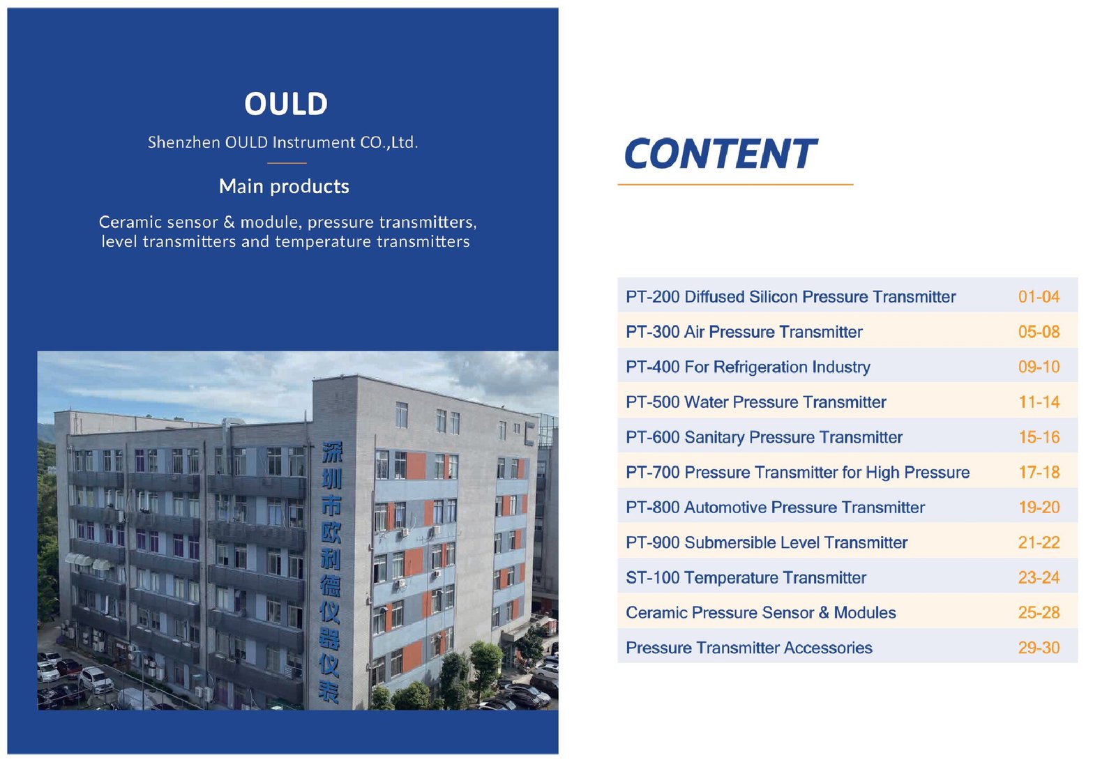 Pressure Transmitter for Printing System- Accuracy and specification