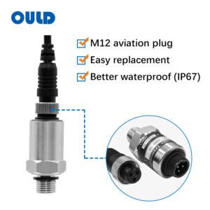 PT-306 Air Compressor Pressure Sensor with Aviation Connector (High-Temp / Dynamic Response )