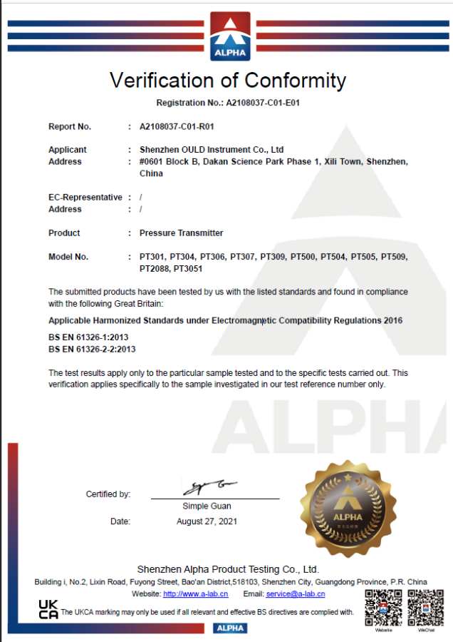 UKCA Certification