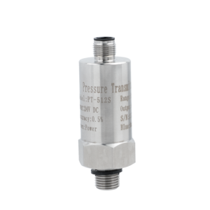 PT-512 Industrial Pressure Transmitter | M12 Connector, High-Frequency & High-Temp Sensor