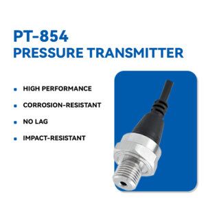 PT-854 EV Thermal Management Pressure Transmitter | Compact IP68 Ceramic Sensor