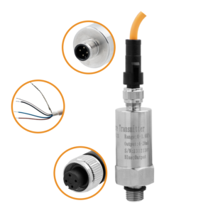 PT-512 Industrial Pressure Transmitter | M12 Connector, High-Frequency & High-Temp Sensor