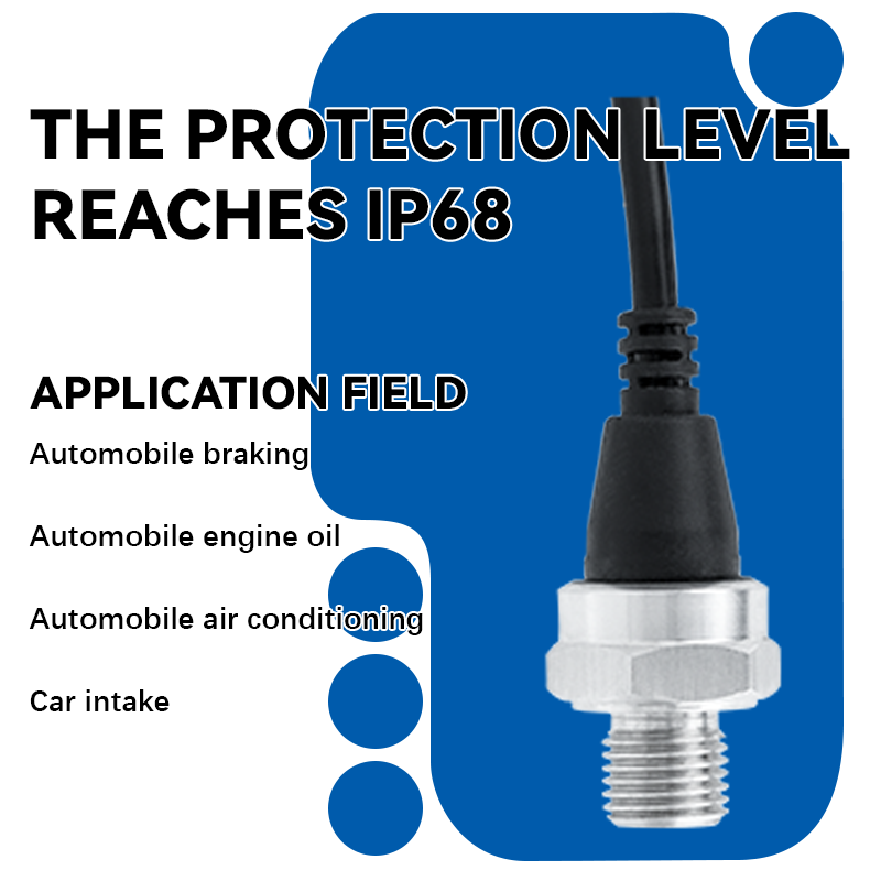 PT-854 EV Thermal Management Pressure Transmitter | Compact IP68 Ceramic Sensor