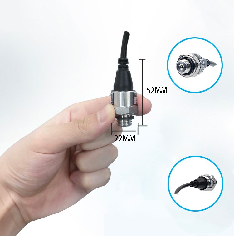 PT-505 Pressure Transmitter | IP68 Overmolded Waterproof Sensor with Vented Cable