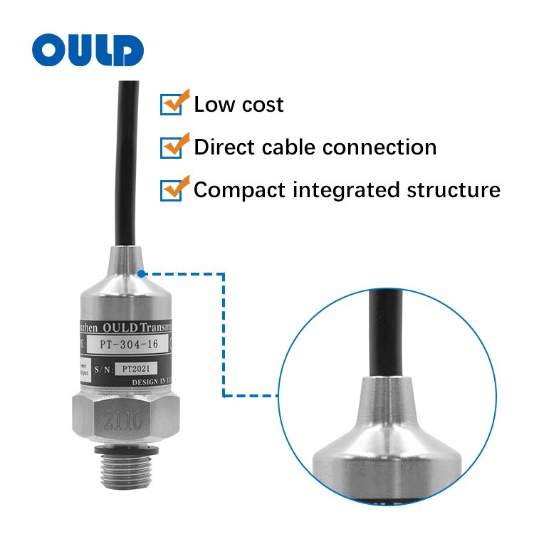 PT-304 Integrated High-Frequency Pressure Transmitter (High-Temp Resistant / Dynamic Response / CE Certified)