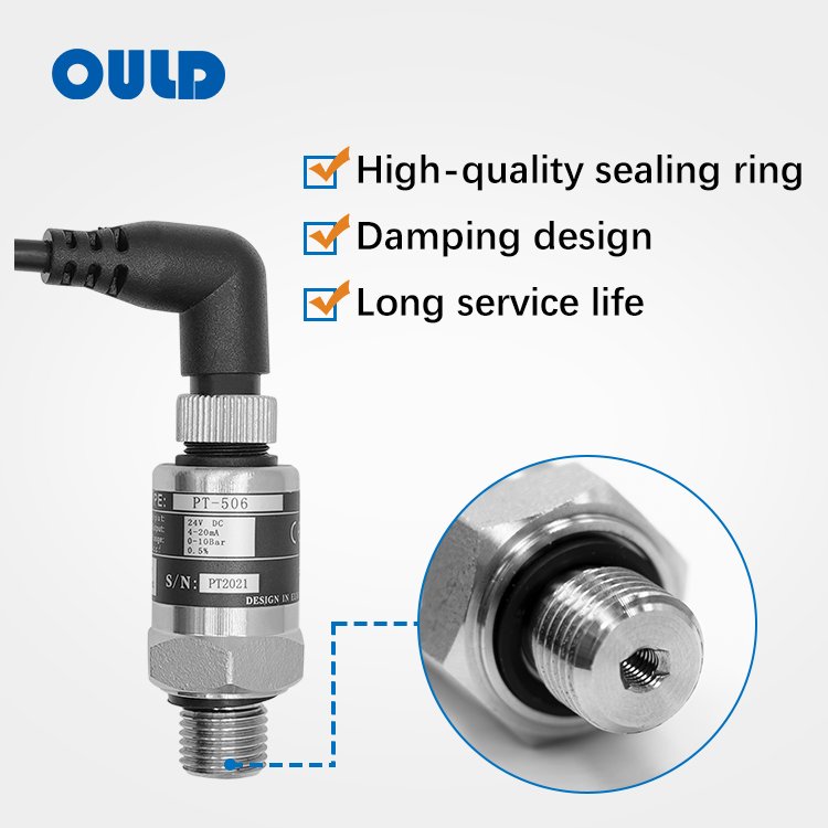 PT-506 Water Pressure Transmitter | Integrated Molded Plug & AEC-Q100 Chip Anti-Water Hammer Sensor
