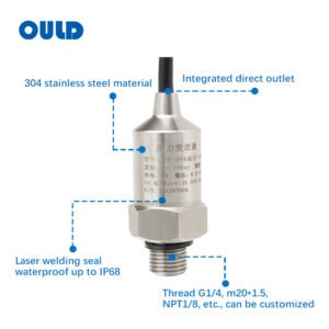 PT-504A Dual Temperature & Pressure Transmitter | IP68 Sealed 2-in-1 Sensor